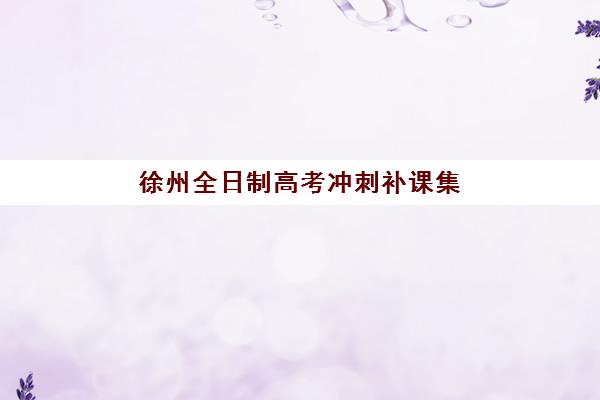徐州全日制高考冲刺补课集中训练营有哪些学校可选？2025年最新机构盘点、择校指南与成功案例解析