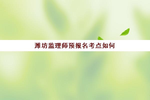 潍坊监理师预报名考点如何查询？2025年最新官方查询指南与实操步骤详解