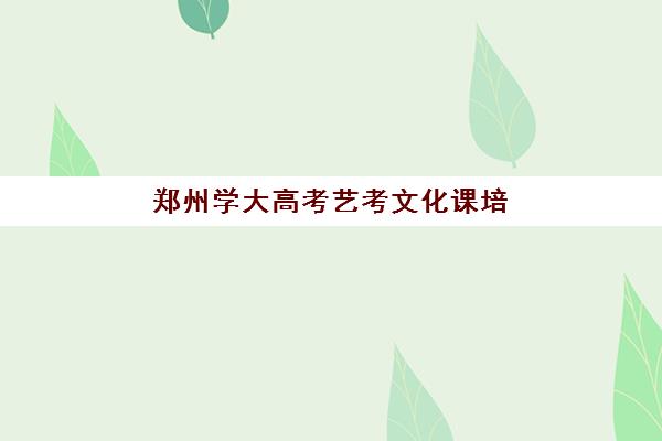 郑州学大高考艺考文化课培训机构收费标准一览表，2025年最新价目与高性价比择班全攻略