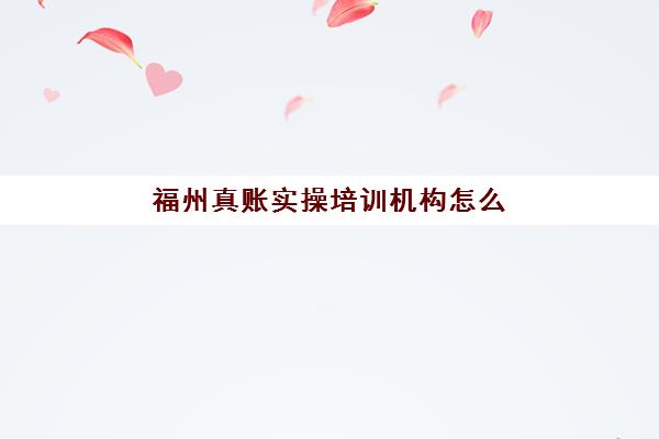 福州真账实操培训机构怎么选?排名前十机构综合对比与择校指南 福州真账实操培训机构怎么选?排名前十机构综合对比与择校指南