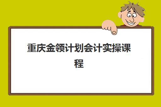 重庆金领计划会计实操课程机构成功率最高的是哪个？2025年最新数据解析、择校技巧与成功案例全攻略