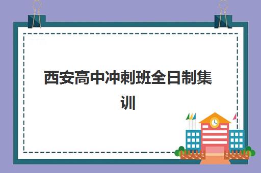 西安高中冲刺班全日制集训营排名榜最新公布如何解读？2025年十大机构排名、择校标准与避坑全指南