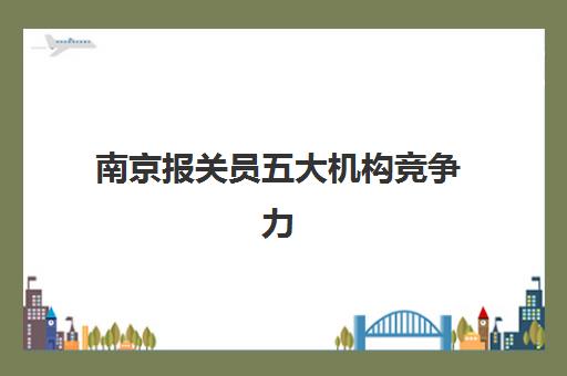 南京报关员五大机构竞争力报告如何查询与解读？2025年最新权威数据、评估指标详解与机构选择全攻略