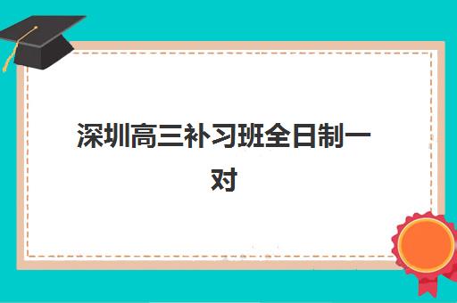 深圳高三补习班全日制一对一五大机构服务能力分析如何评估？2025年最新师资课程与性价比全解析