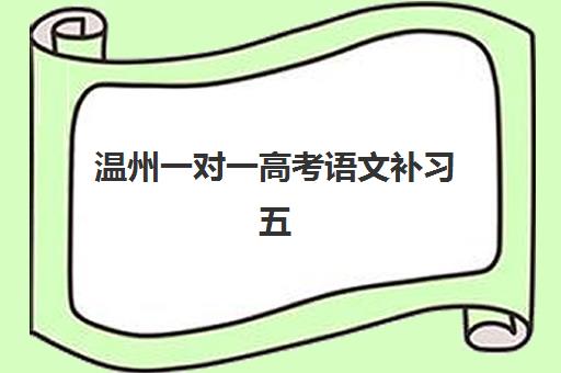 温州一对一高考语文补习五大特色机构如何多维评估？2025年最新排名、特色解析与择校全指南