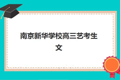 南京新华学校高三艺考生文化培训班收费标准价格一览如何查询？2025年收费详情解析与报班策略指南