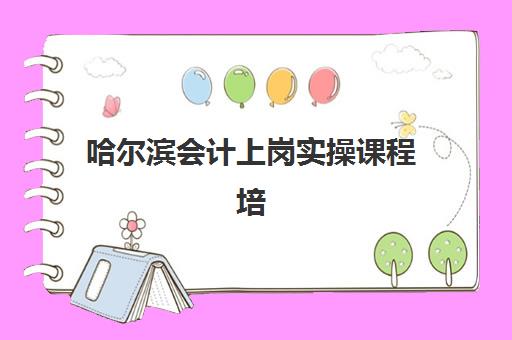 哈尔滨会计上岗实操课程培训班哪个好一点？2025年最新排名与选择全攻略