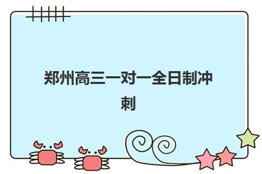 郑州高三一对一全日制冲刺确认时间如何安排？现场确认具体步骤、关键时间节点与备考全指南